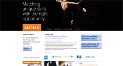 Desktop Screenshot of ampianstaffing.com